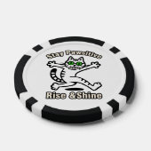 前向きにネコ ポーカーチップ (シングル)