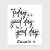 前向きに受け入れる:手書モダンきタイポグラフィ シール (シート)