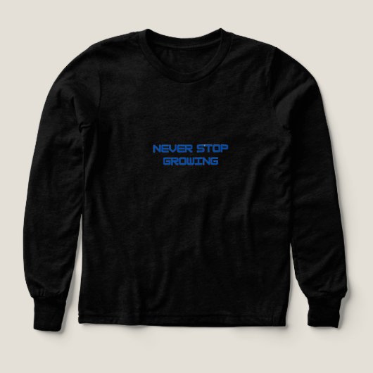 前向きに生きよう グラフィックTシャツ (デザイン正面)