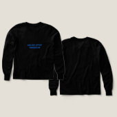 前向きに生きよう グラフィックTシャツ (デザイン 正面&背面)