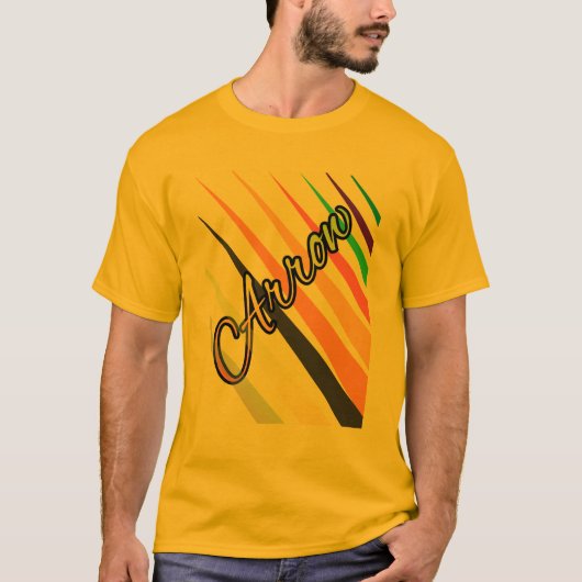 前向きに生きよう モチベーションTシャツ Tシャツ (正面)