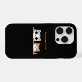 前向きに生きよう iPhoneケース (裏面横)