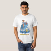 前向きに生きる クラシックTシャツ Tシャツ (正面フル)