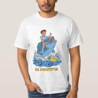 前向きに生きる クラシックTシャツ Tシャツ