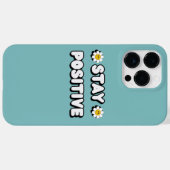 前向きに生きる Case-Mate iPhoneケース (裏面 (横))