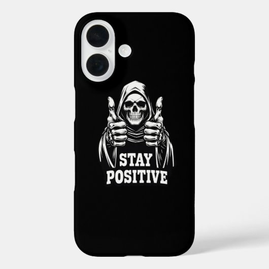 前向きに生きる Case-Mate iPhoneケース (裏面)