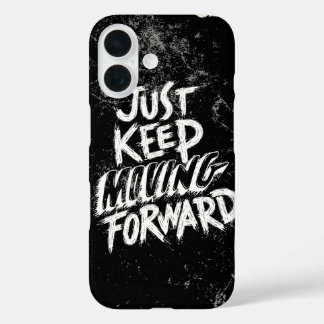 前向きに進もう モチベーションフレーズ カスケース！ iPhone 16ケース