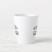 前向きに カフェラテマグ (正面)