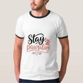 前向きに Tシャツ