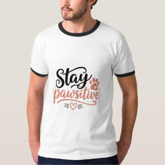 前向きに Tシャツ