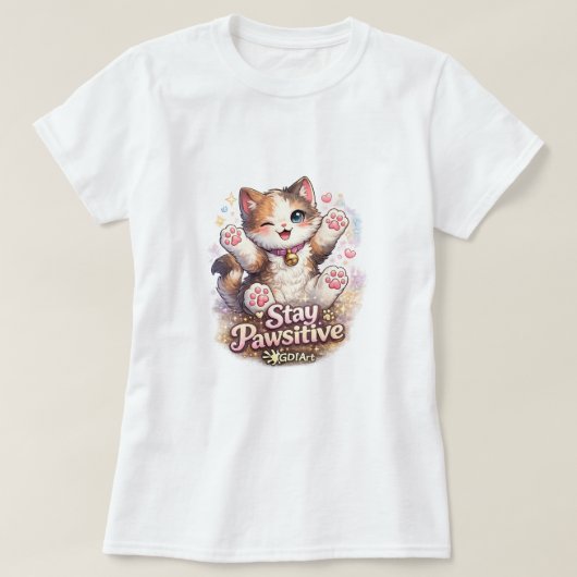 前向きに Tシャツ (デザイン正面)