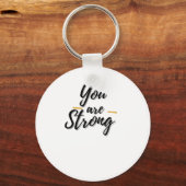 前向きやる気を起こさせるデザイン キーホルダー (裏面)