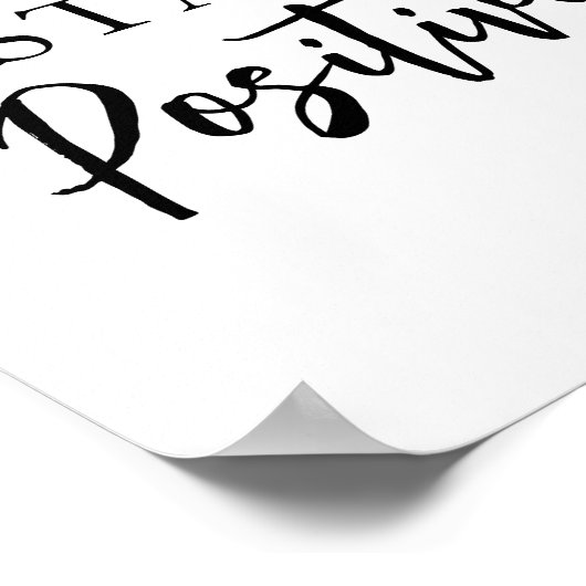 前向きやる気を起こさせる引用文ウォールアートオフィスデコール ポスター (角)