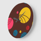 前向きよくはしゃぐモダン,カッコいい幸せ,円の芸術 ラージ壁時計 (傾斜)