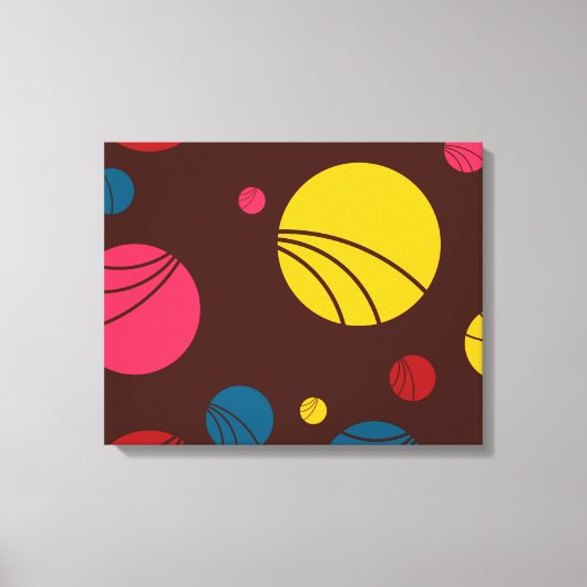 前向きよくはしゃぐ楽しモダンいカッコいい人 キャンバスプリント (正面)