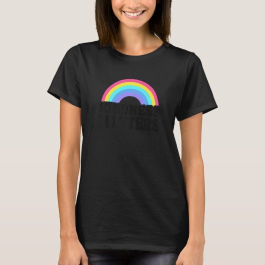 前向きアンチのいじめレインボースペード先生キンダン Tシャツ (正面)
