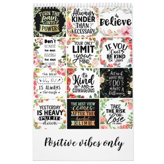 前向きバイブのみ カレンダー (カバー)