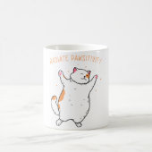 前向きパウズ コーヒーマグカップ (中央)