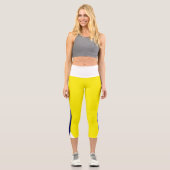 前向きビベスハッピーカラーミニマル カプリレギンス (正面)