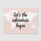 前向きピンクアドベンチャーの世界地図 (正面)