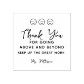 前向きフィードバックありがとう先生 ラバースタンプ (インプリント)