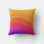 前向きモダンレインボーカラフル クッション (裏面)