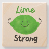 前向きライムプリン – ライムストロング ストーンコースター (正面)