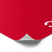 前向き反応式 ポスター (角)