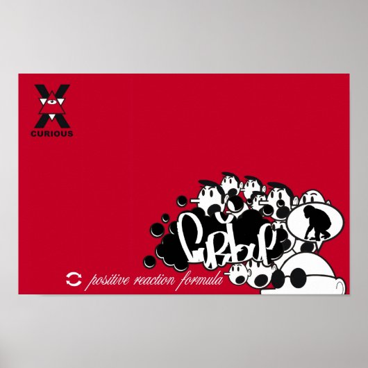 前向き反応式 ポスター (正面)