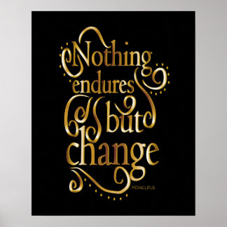 前向き変更やる気を起こさせる引用文 ポスター