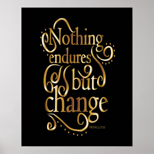 前向き変更やる気を起こさせる引用文 ポスター (正面)