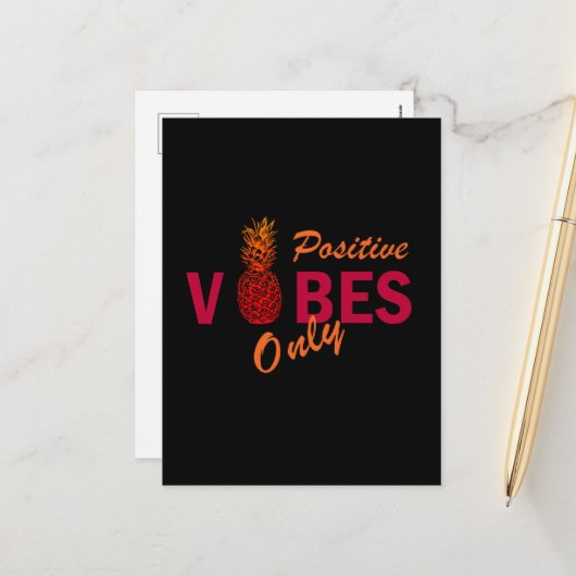 前向き夏の休日 シーズンポストカード (正面/裏面インサイチュ)