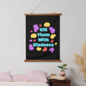 前向き姿勢感動的陽性 吊り下げ型タペストリー (寝室)