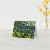 前向き引用文ノートカード カード (黄色い花)