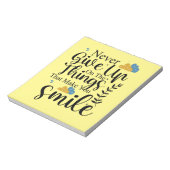 前向き引用文メンタルヘルス ノートパッド (回転)