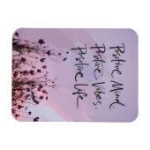 前向き心前向き生前向き命 マグネット (横)