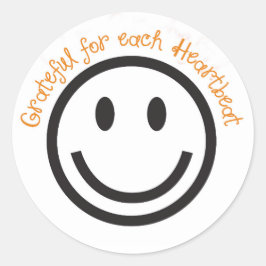 前向き心拍数に感謝 ラウンドシール