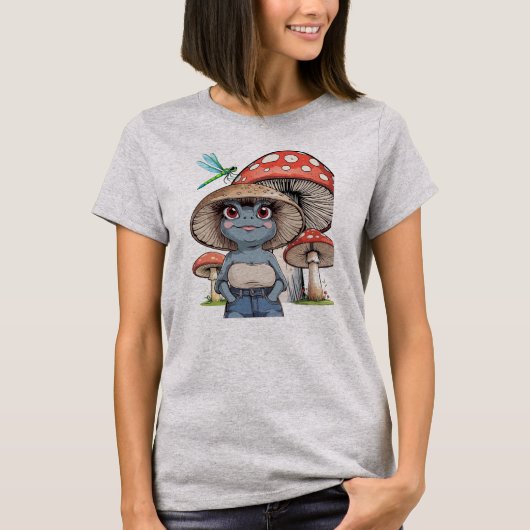 前向き思考 Tシャツ (正面)