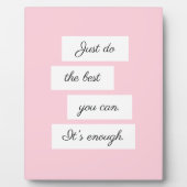 前向き感動的思考引用文 フォトプラーク (正面)