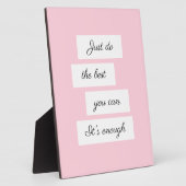 前向き感動的思考引用文 フォトプラーク (側面)