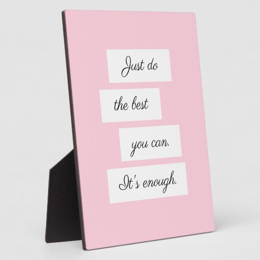 前向き感動的思考引用文 フォトプラーク (側面)