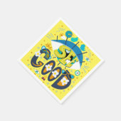 前向き感動的鮮やか引用文 スタンダードカクテルナプキン (角)