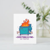 前向き感動的 ポストカード (スタンド正面)