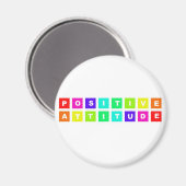 前向き態度 マグネット (正面/裏面)