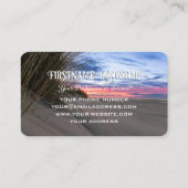 前向き生活態度やる気を起こさせる引用文 名刺 (裏面)