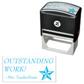 「前向き素晴らしい仕事!」 ターターゴム印 セルフインキングスタンプ (インサイチュ)