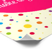 前向き考える引用文 ポスター (角)