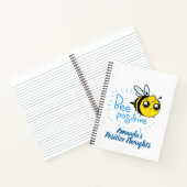 前向き考えるBee Cute 前向き Bee ノートブック (内部)