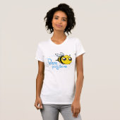 前向き考えるBee Cute 前向き Bee Tシャツ (正面フル)