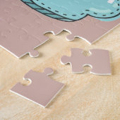 前向き考えパズルカスタム文字 ジグソーパズル (側面)